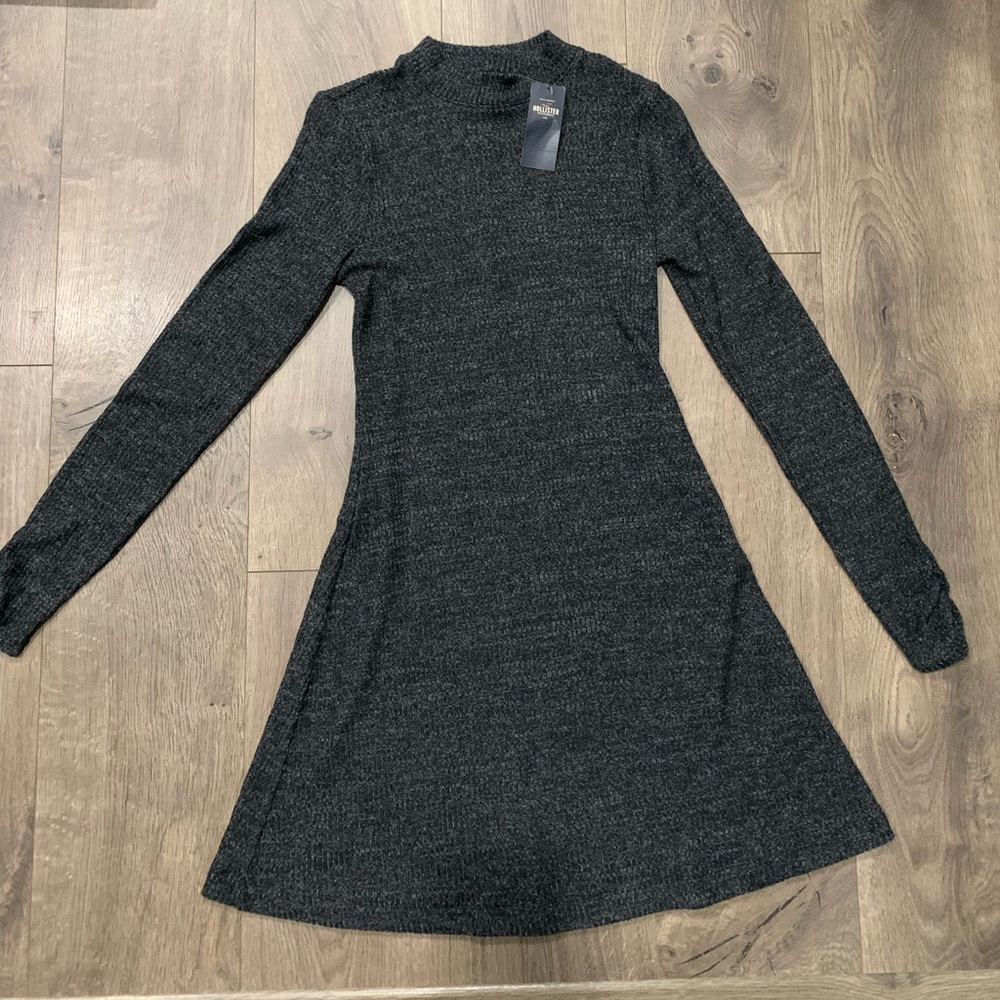 Hollister Gray Sweater Dress Small